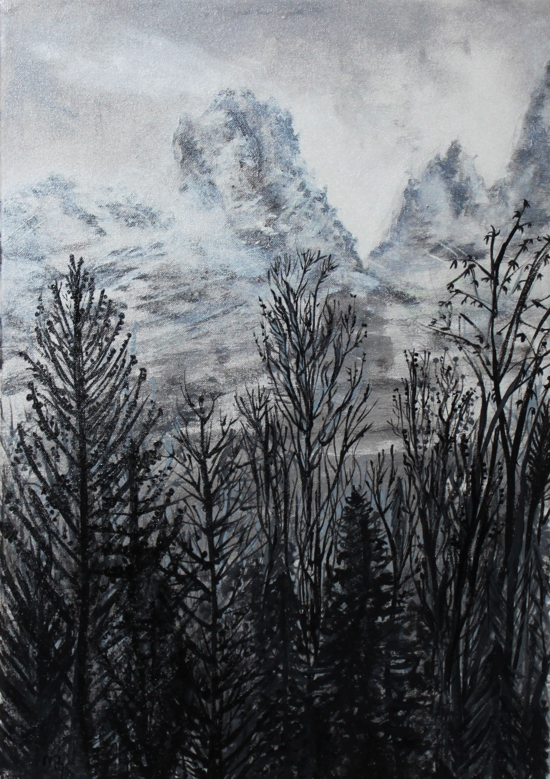 Dolomites in Winter by Marina Bowater